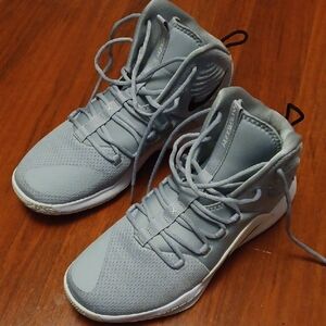 Nike Hyperdunk X Silver High-Top Sneakers Size 12.5